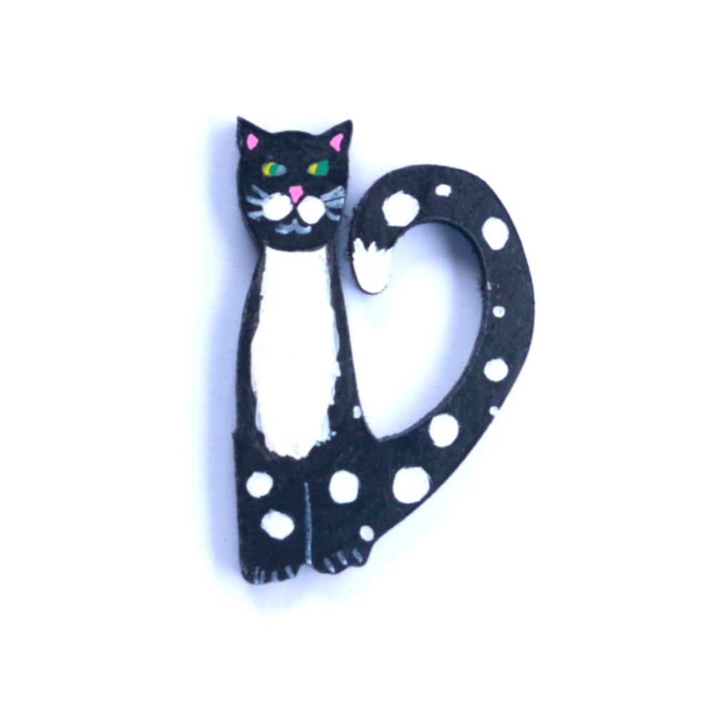 Lettre en bois la ferme D chat