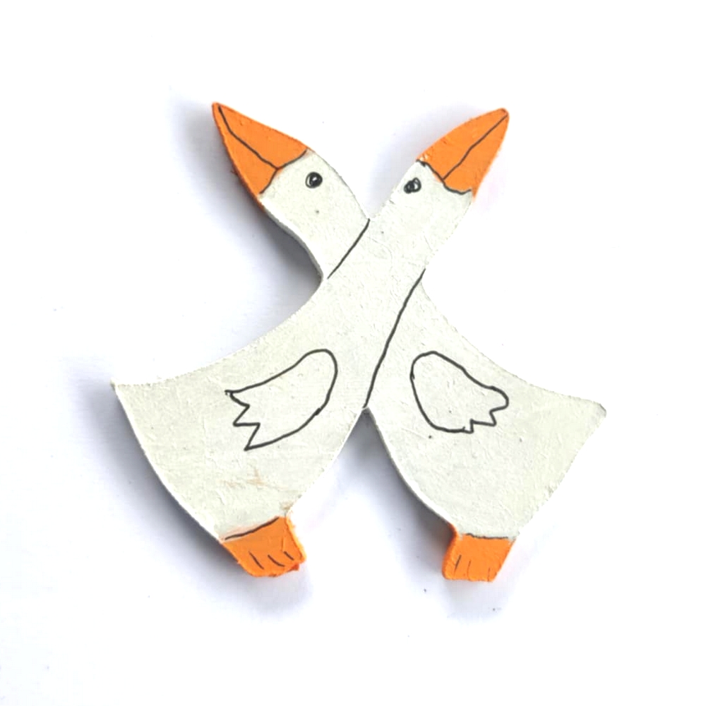 Lettre en bois la ferme X oies