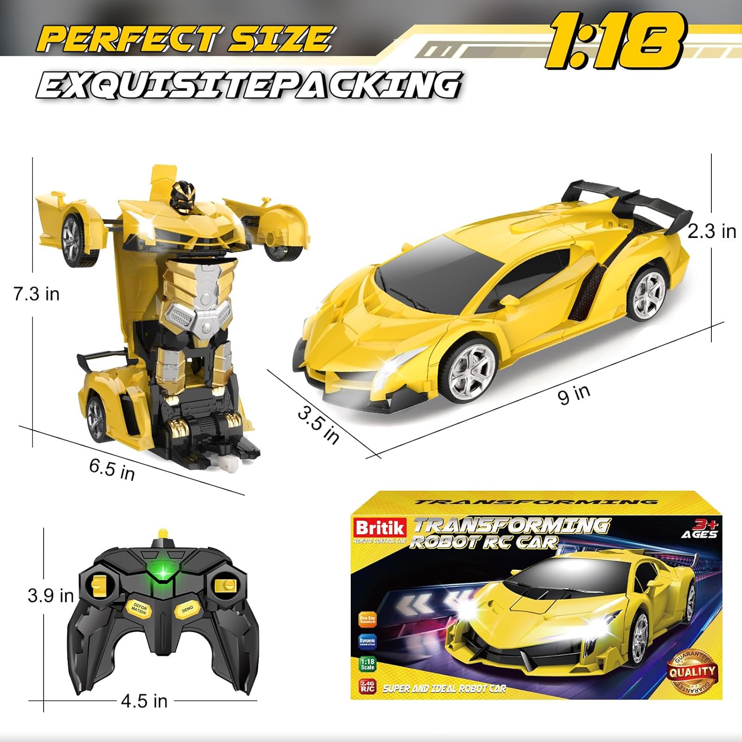 Transform Remote Control Car Toy 