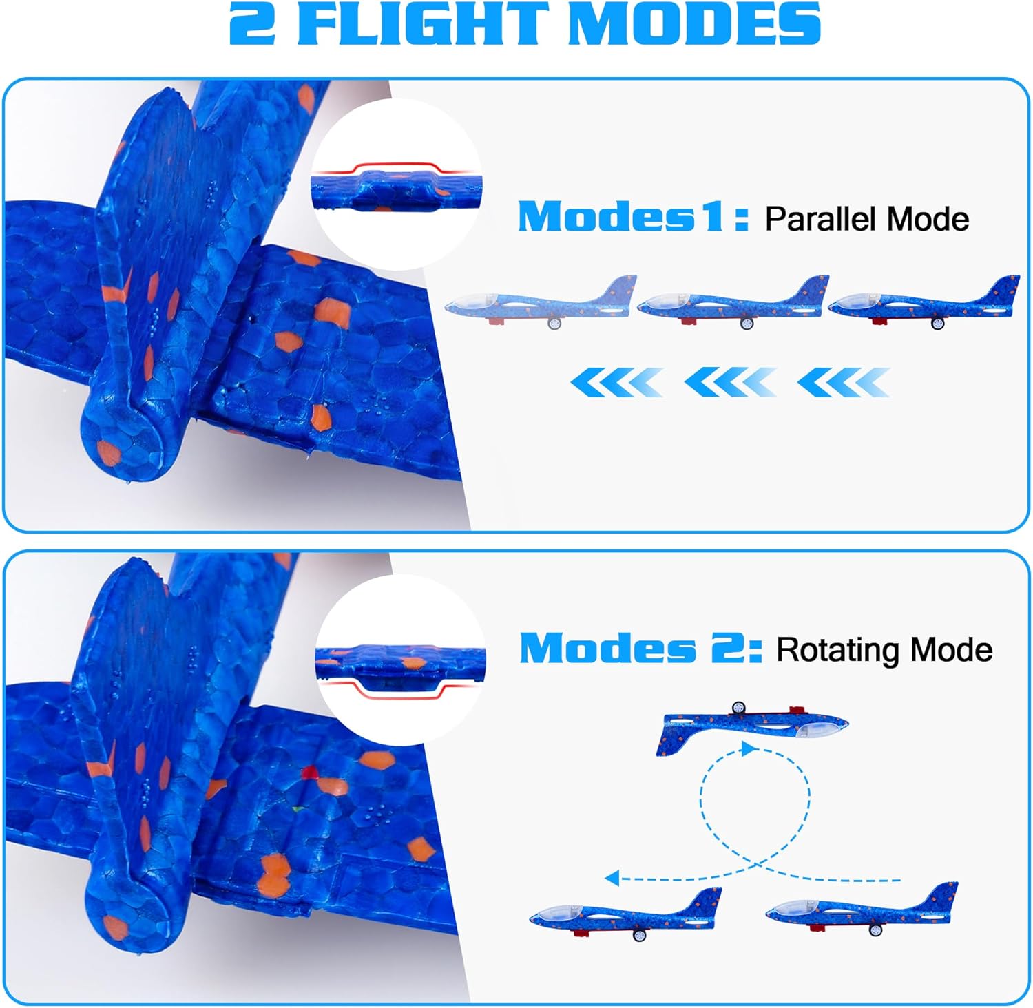 3 Pack Airplane Launcher Toys Glider