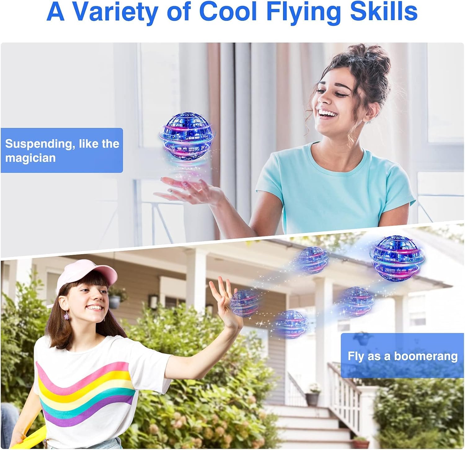 Ciniffo Flying Orb Ball, 2022 Upgraded Ball Toy