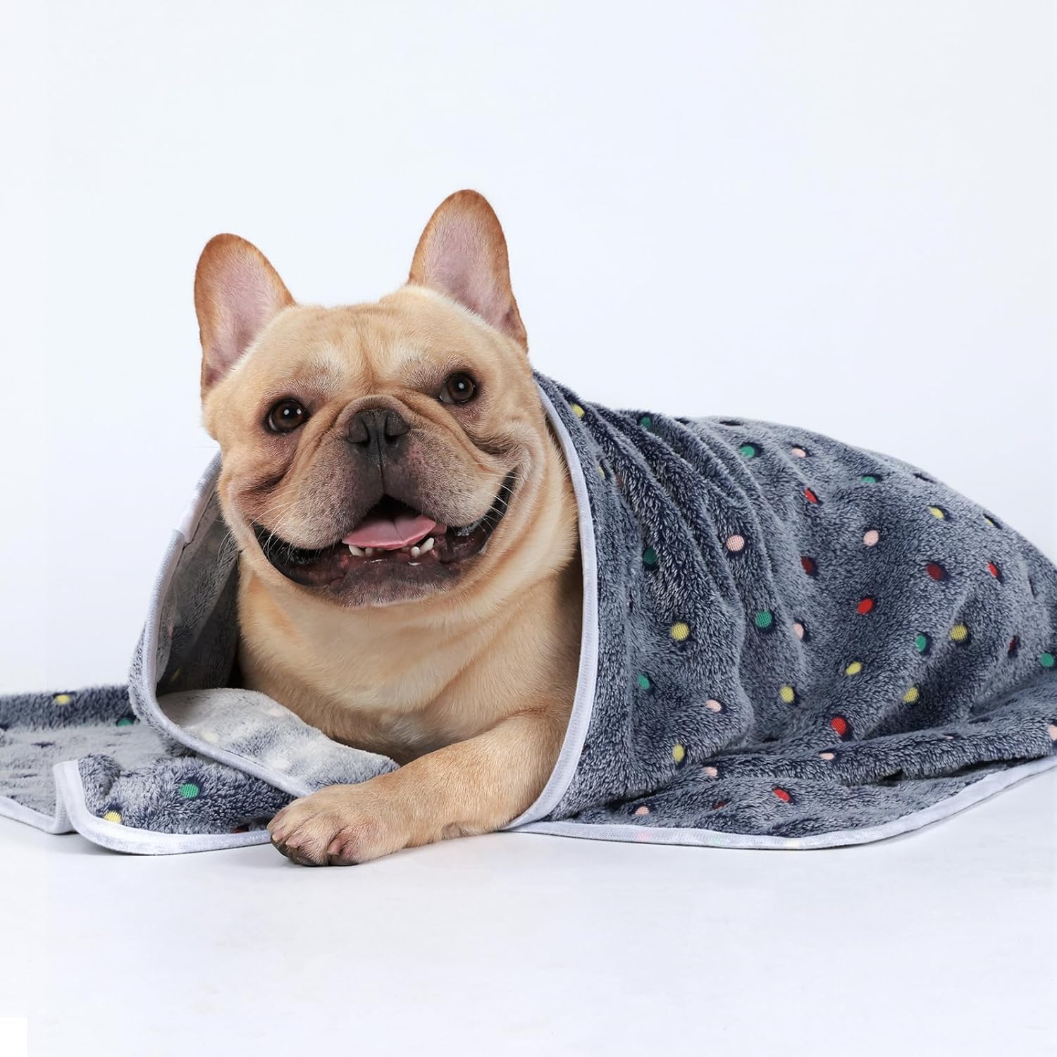 1 Pack 3 Blankets Super Soft Cute Dot Pattern 