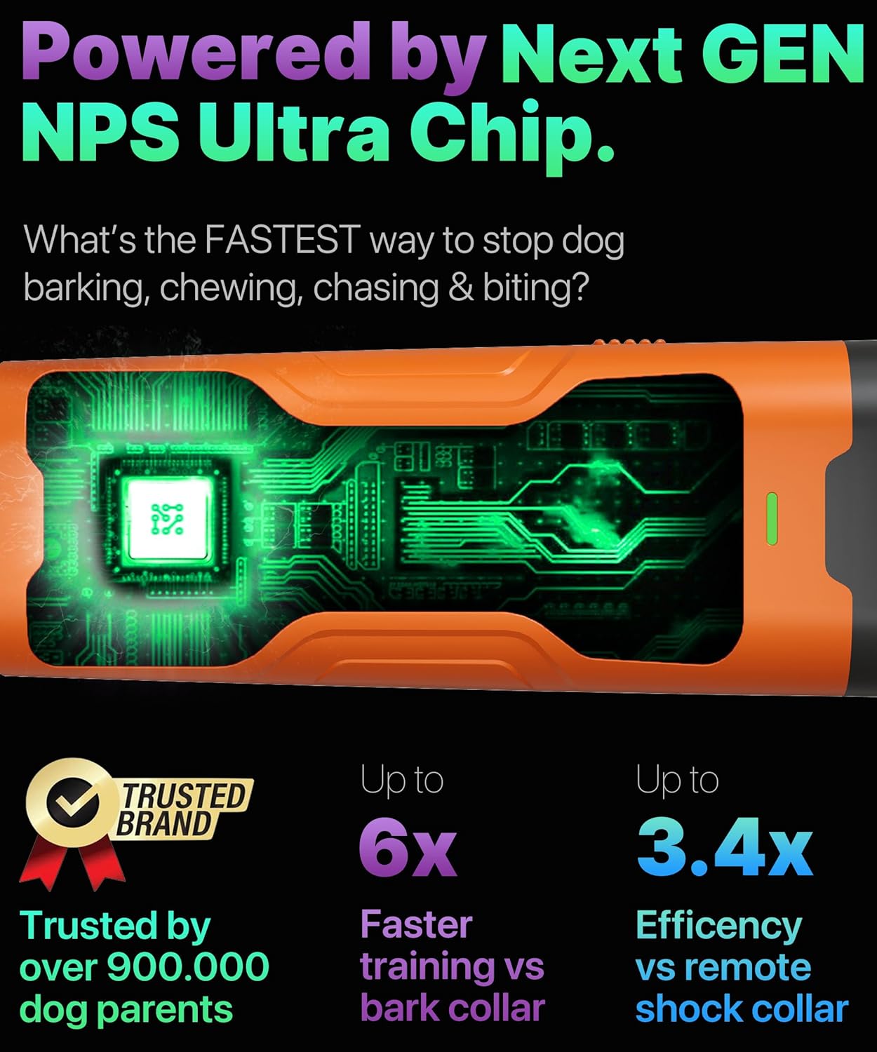 2024release Dog Bark Deterrent Device Stops Bad Behavior 