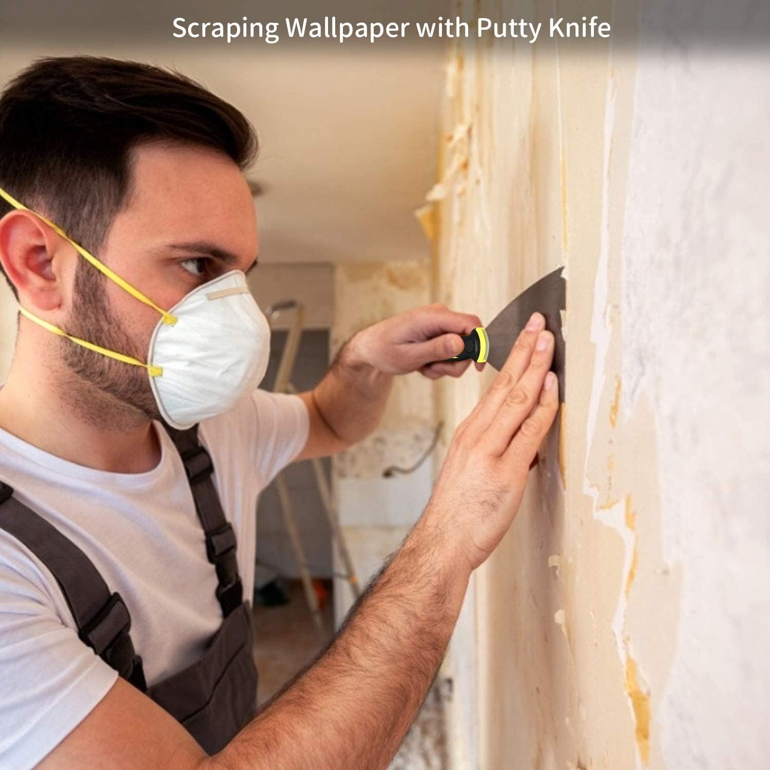 Putty Knife Scrapers, Spackle Knife, Metal Scraper Tool for Drywall Finishing