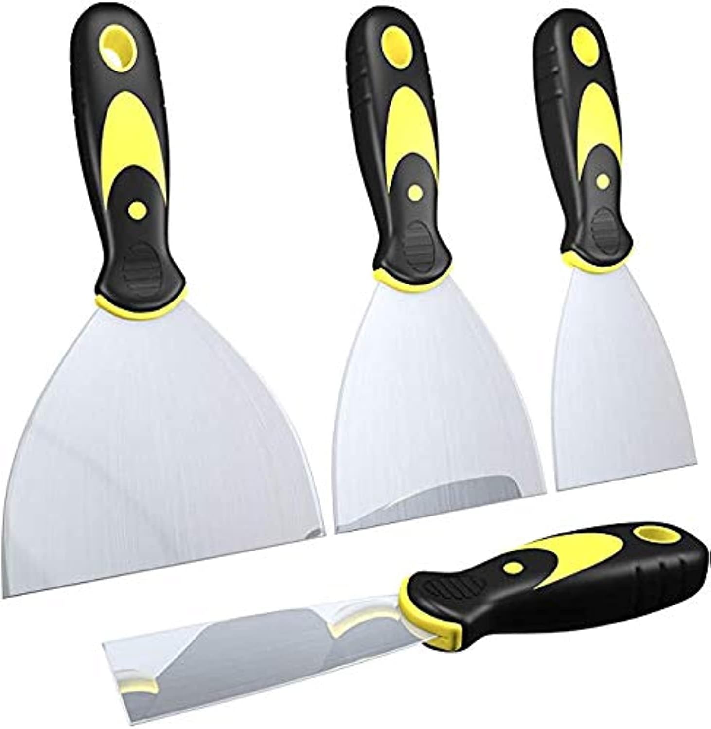 Putty Knife Scrapers, Spackle Knife, Metal Scraper Tool for Drywall Finishing