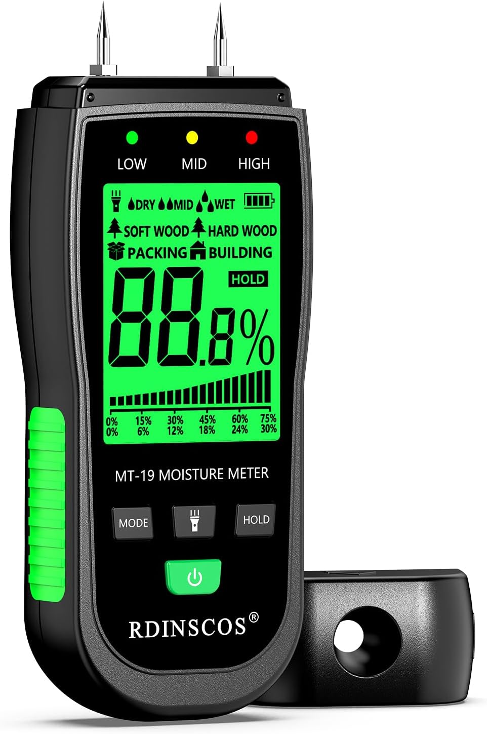 Wood Moisture Meter (Green)
