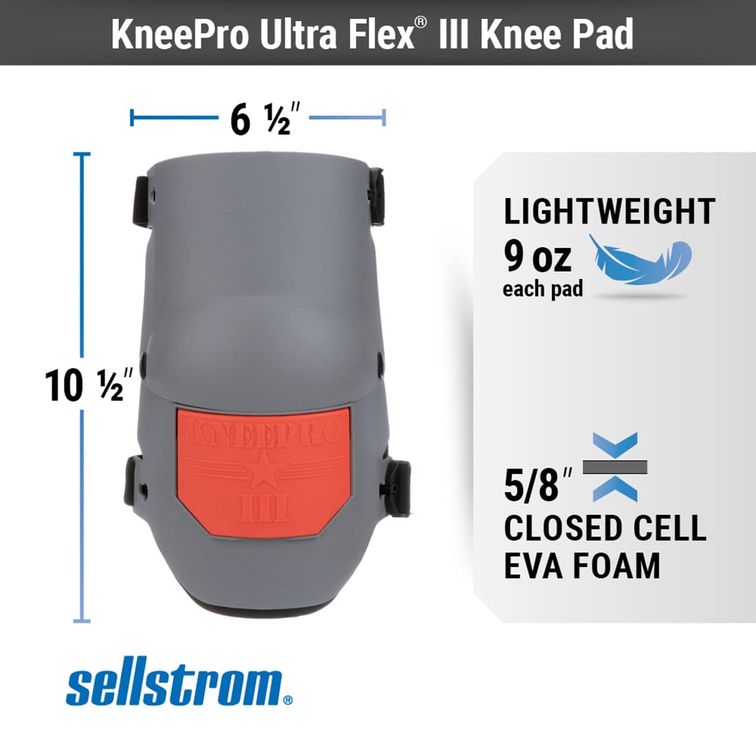 Sellstrom Ultra Flex III KneePro Knee Pads