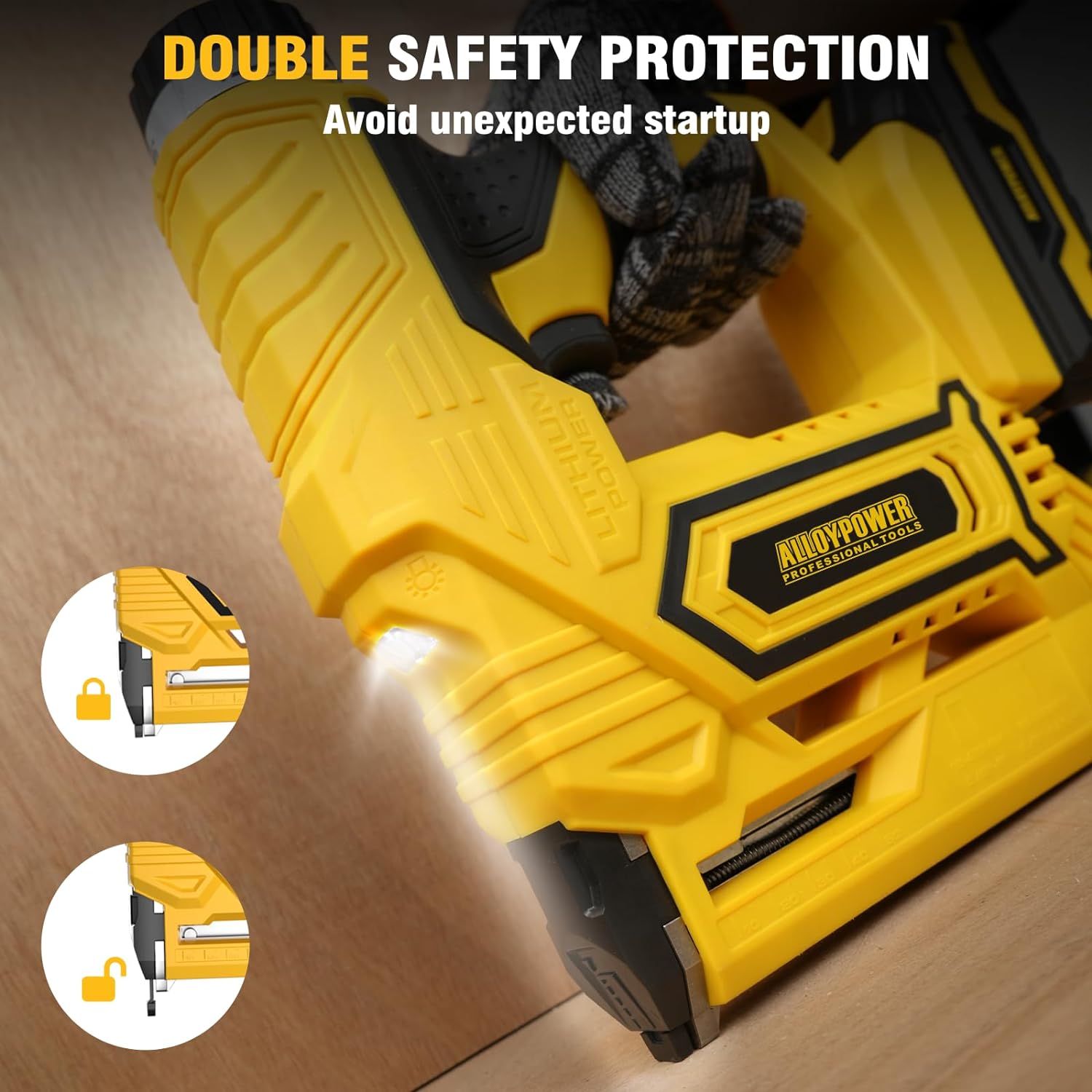 ALLOYPOWER 18 Gauge Nail Gun Battery Powered