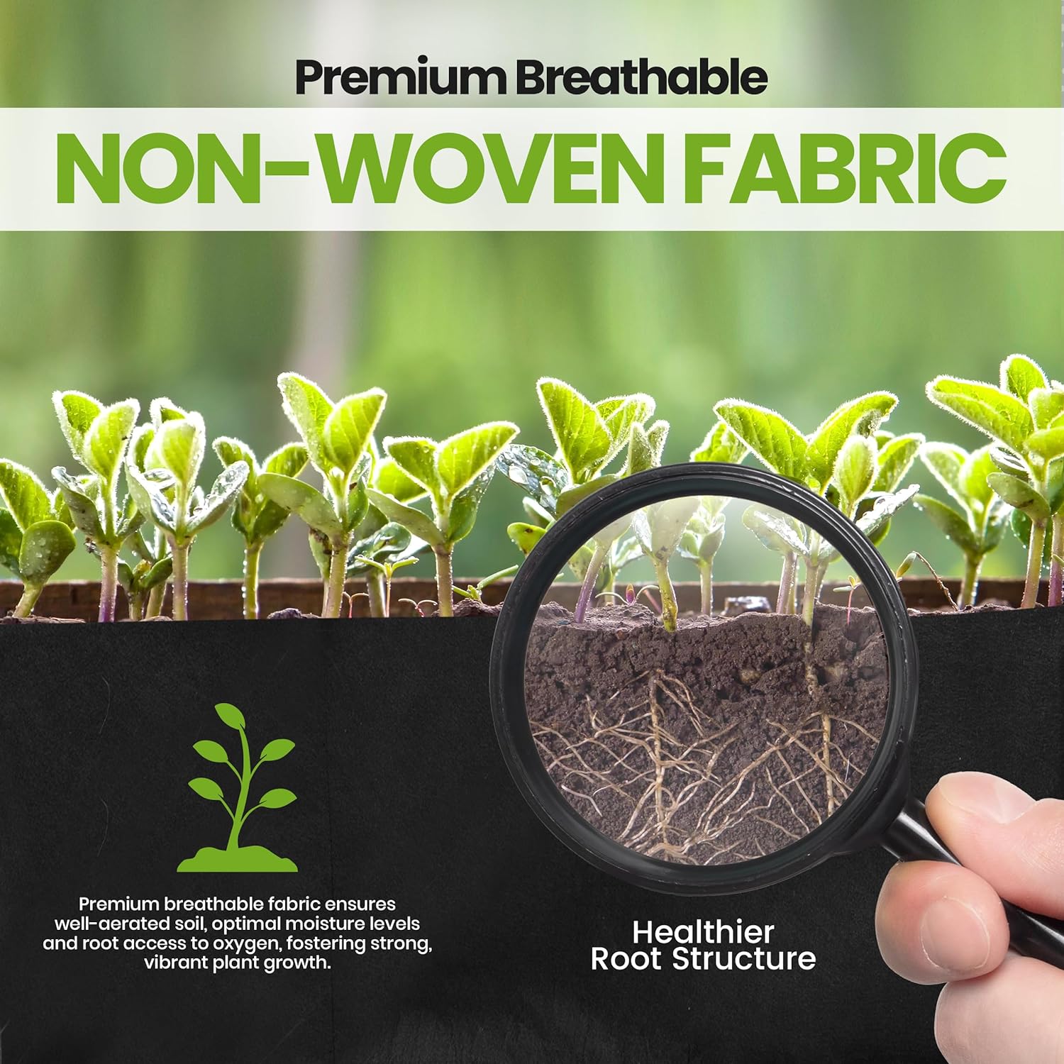 Utopia Home Fabric Raised Garden Bed 60 Gallon