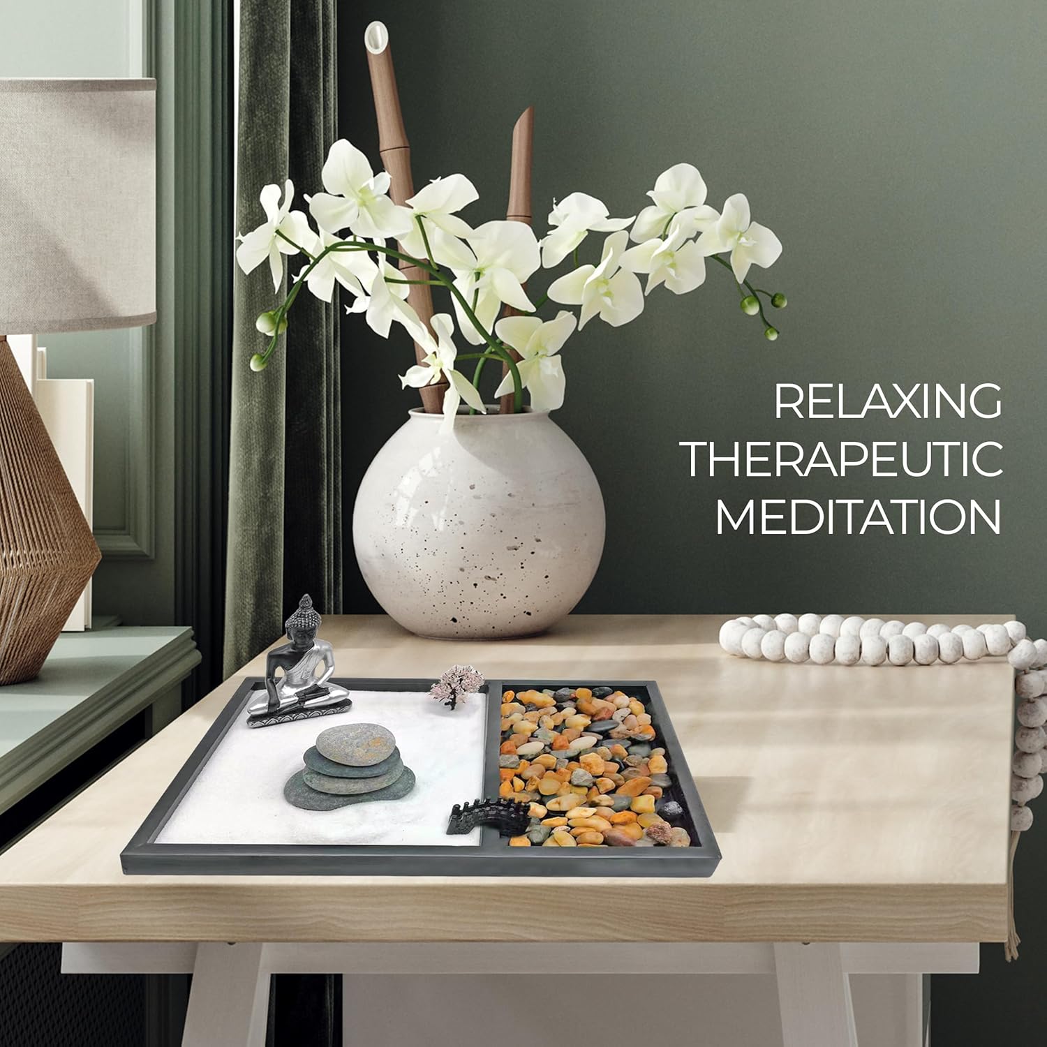 Zen Garden for Desk – Japanese Zen Garden Kit – 