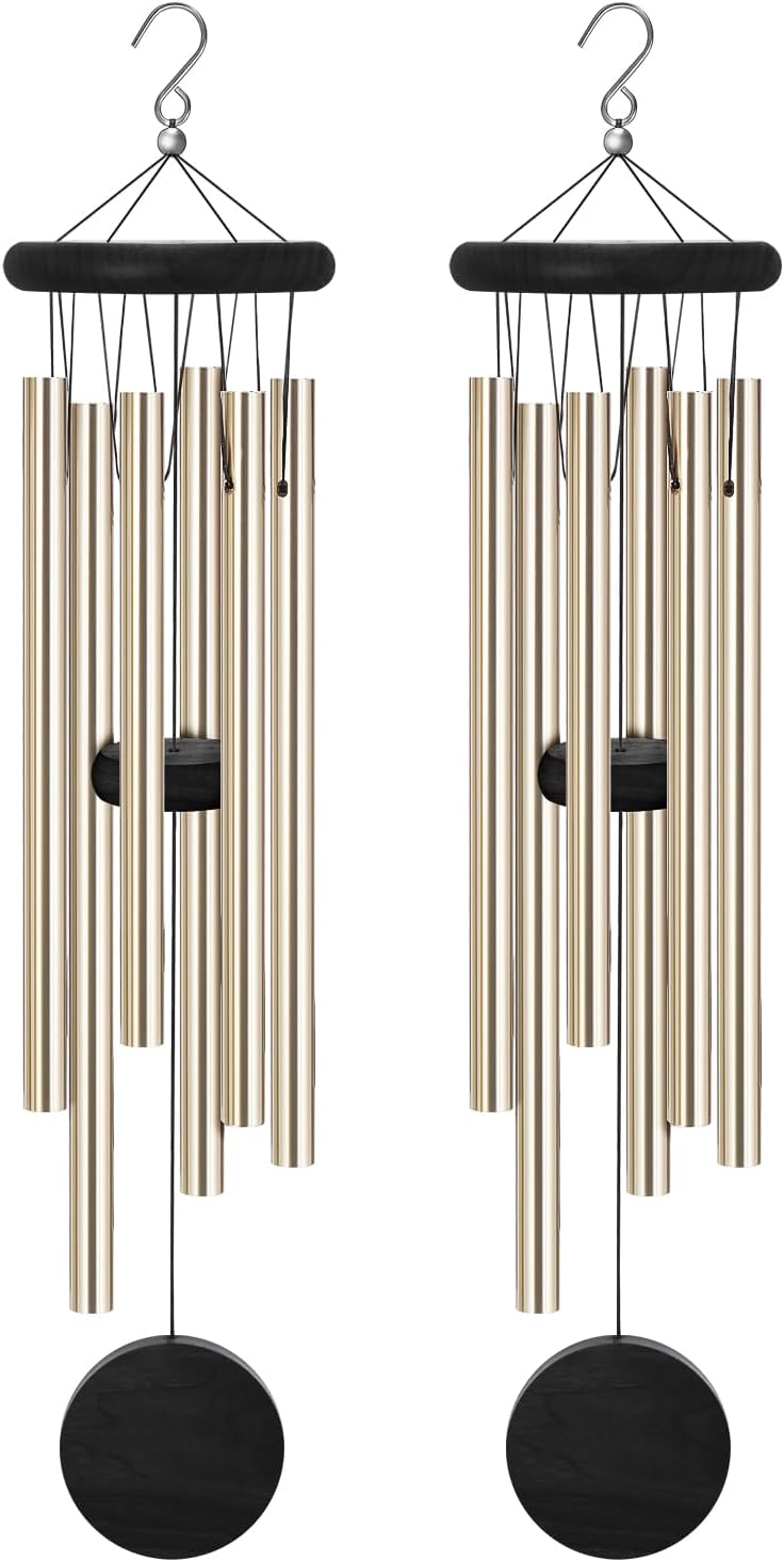 2 Pack Memorial Wind Chimes Outdoor