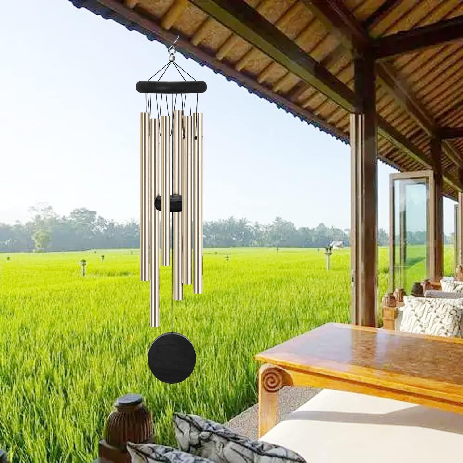 2 Pack Memorial Wind Chimes Outdoor