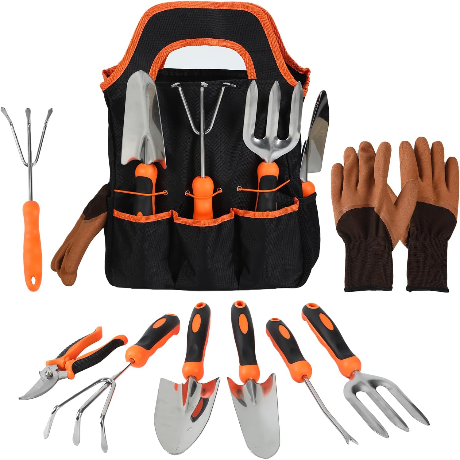 Garden Tool Set, PCIUGXVN 8-Piece Stainless Steel 