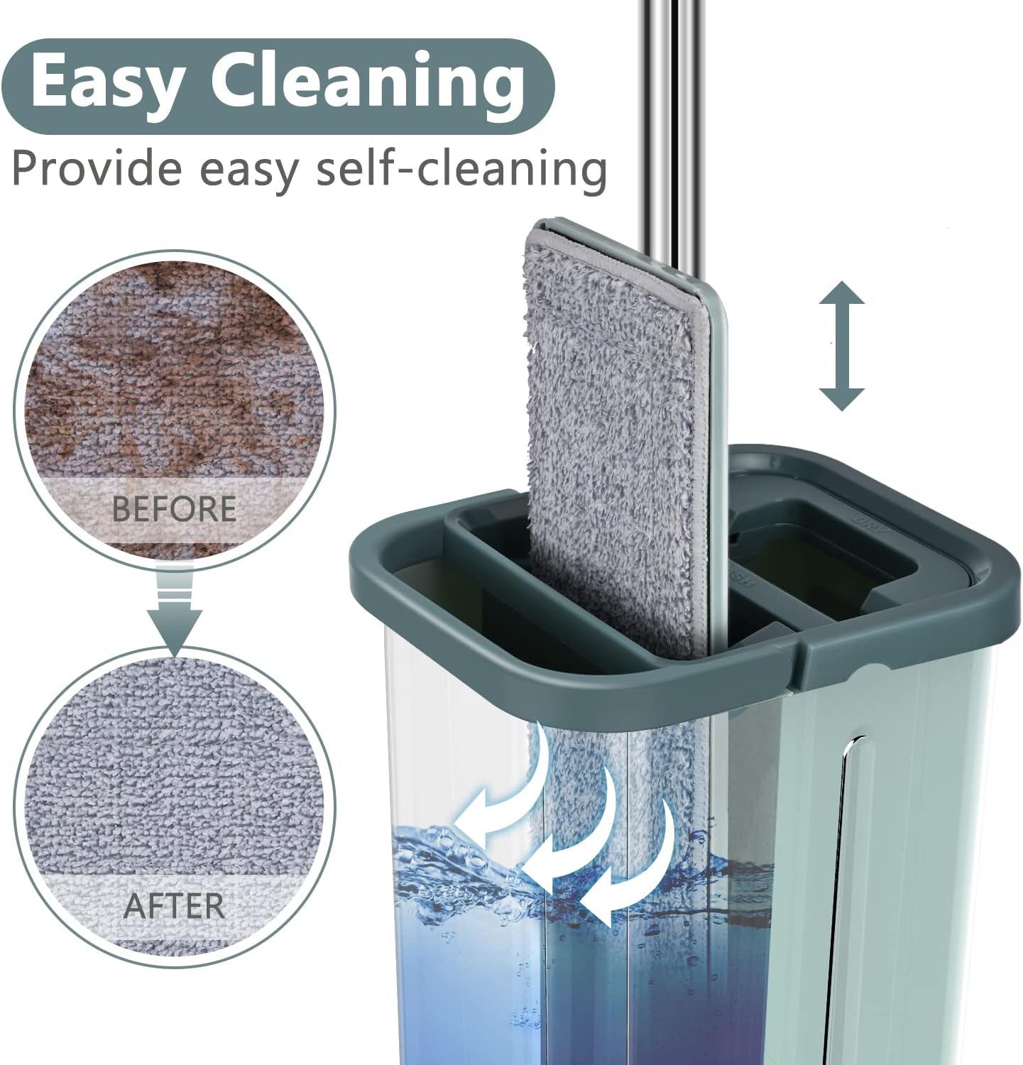 Aifacay Floor Mop and Bucket Set