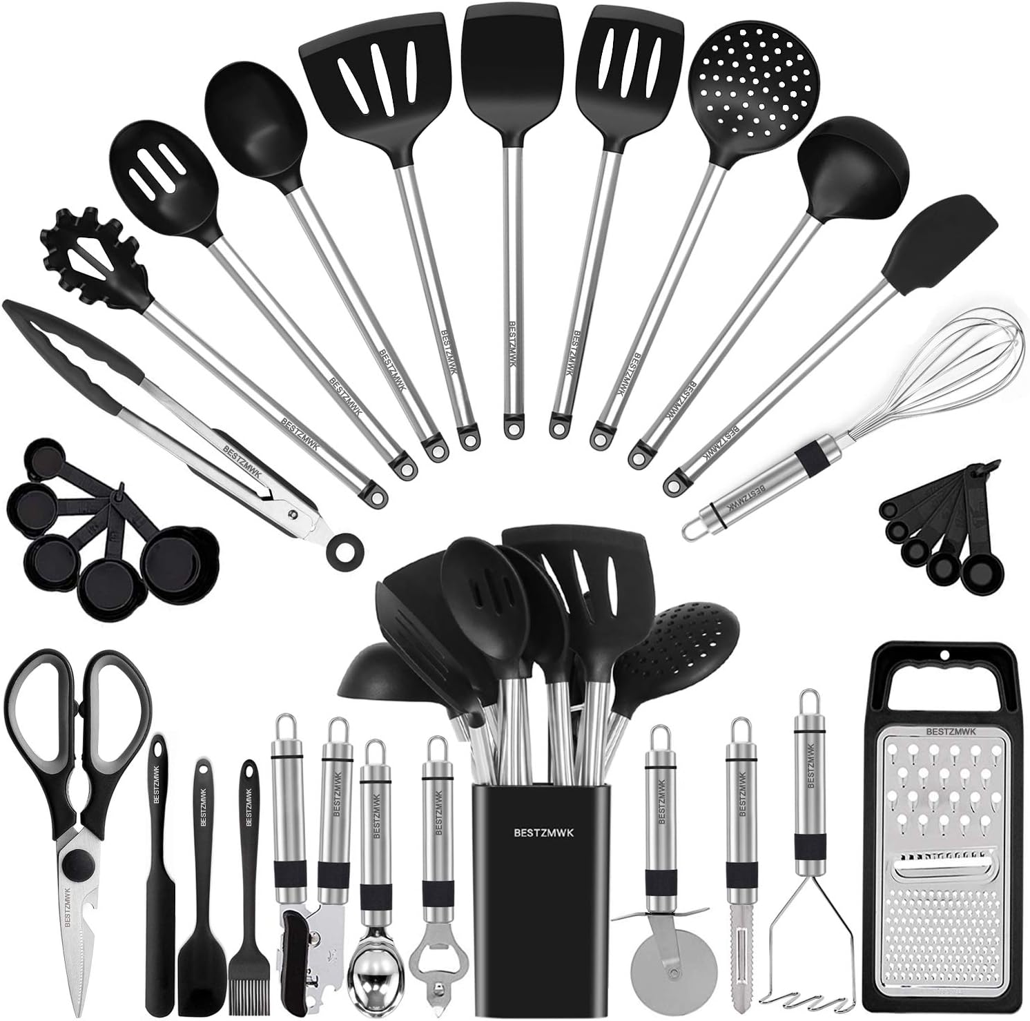 Kitchen Utensil Set-Silicone Cooking Utensils-33 