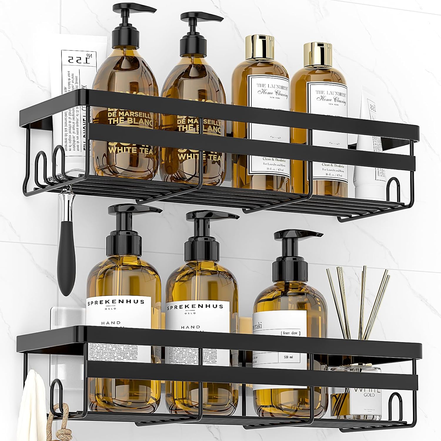 WOWBOX Shower Caddies 2 Pack 