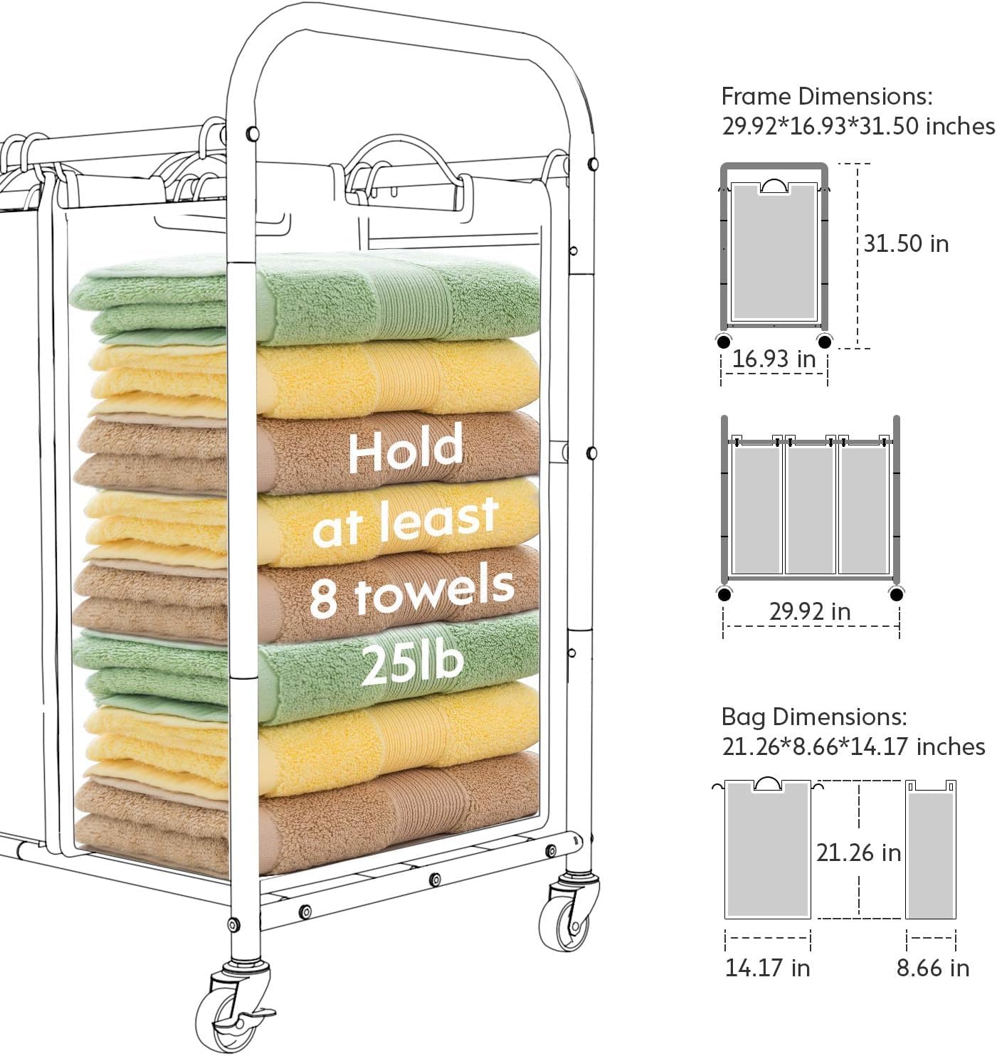 ROMOON Laundry Sorter