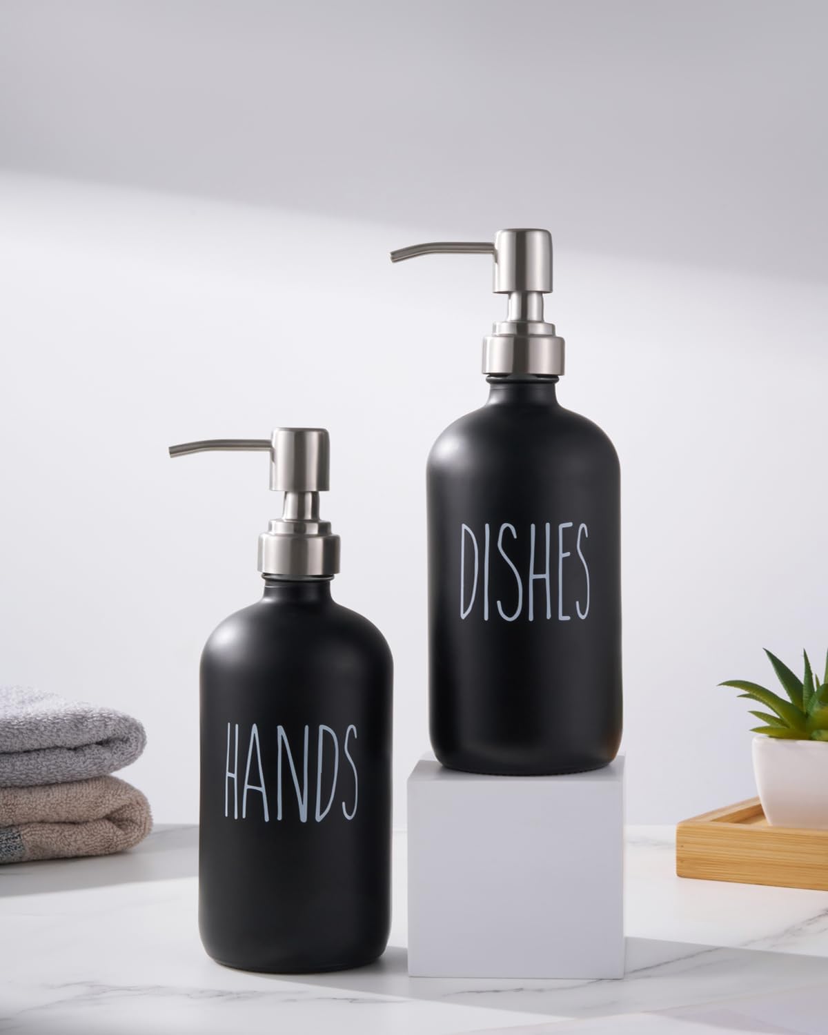 Dish Soap Dispenser, Hand Soap Dispenser Thick Glass