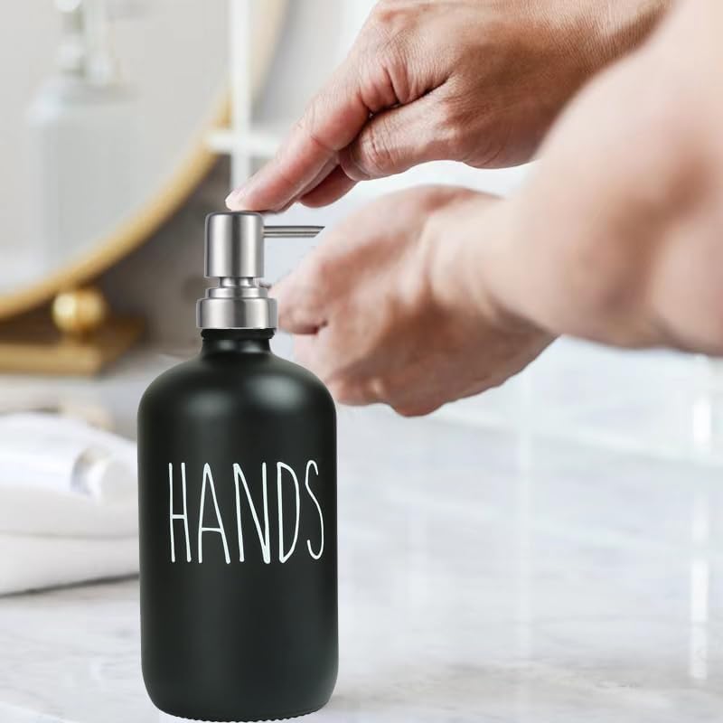 Dish Soap Dispenser, Hand Soap Dispenser Thick Glass
