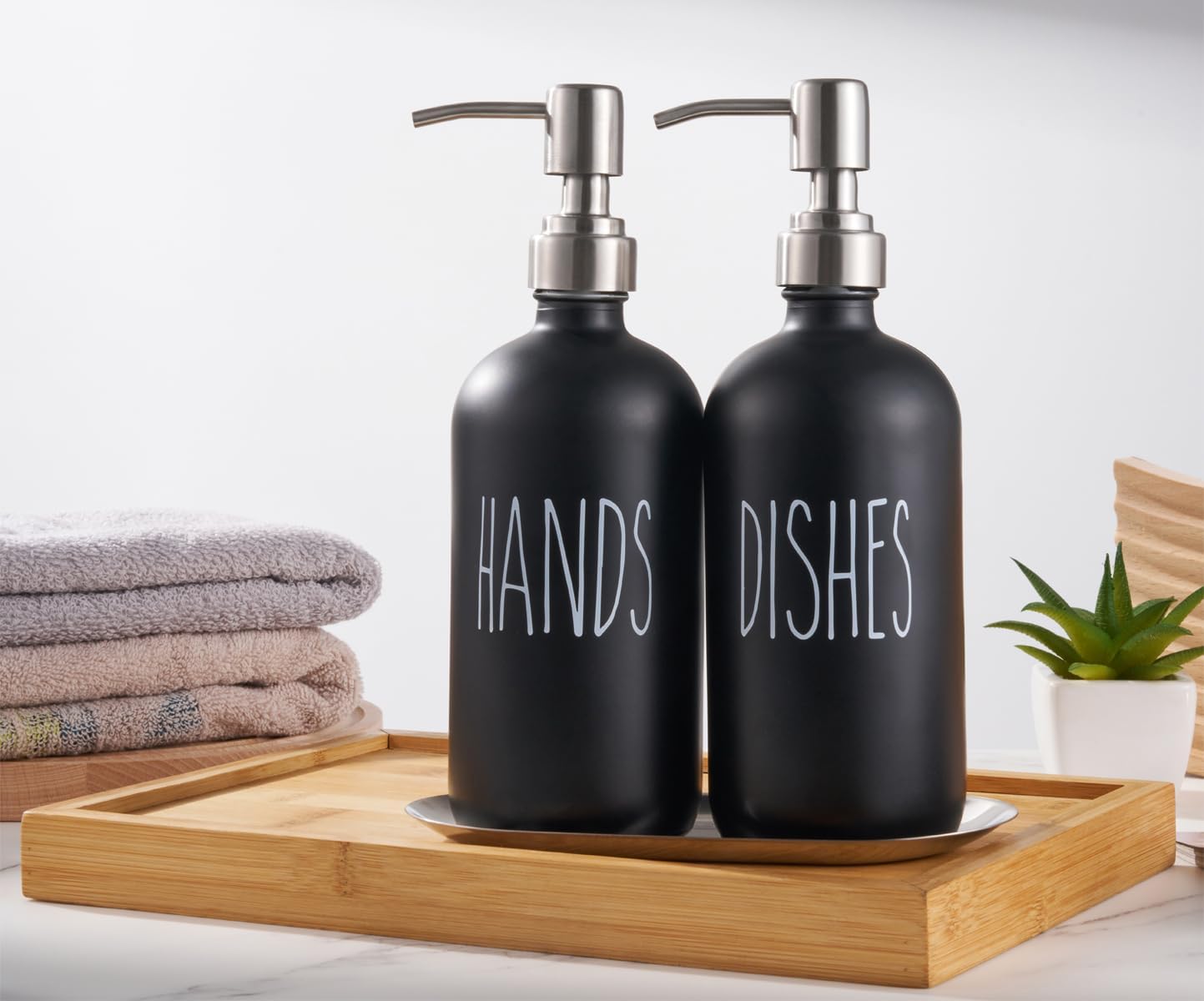 Dish Soap Dispenser, Hand Soap Dispenser Thick Glass