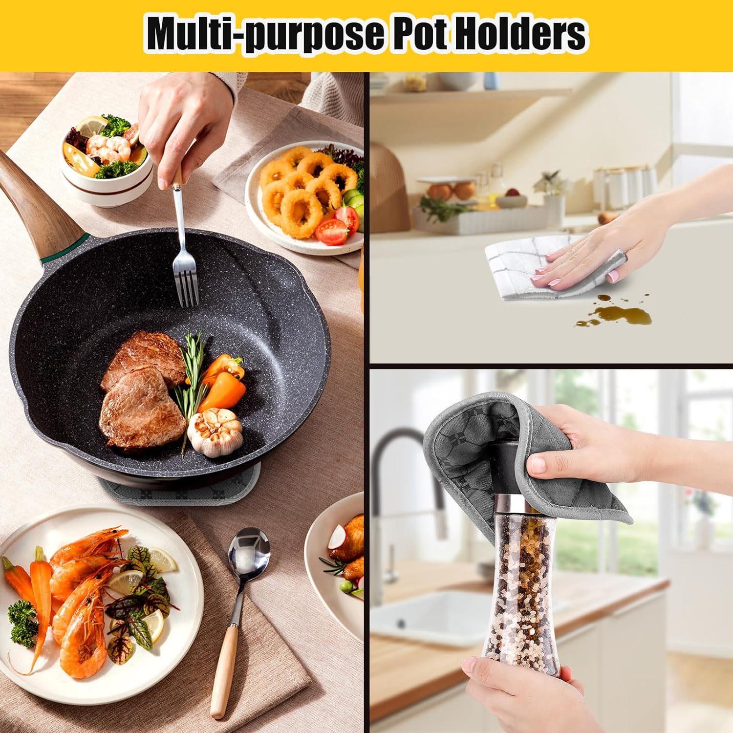 Oven Mitts Kitchen Towels Dishcloths 