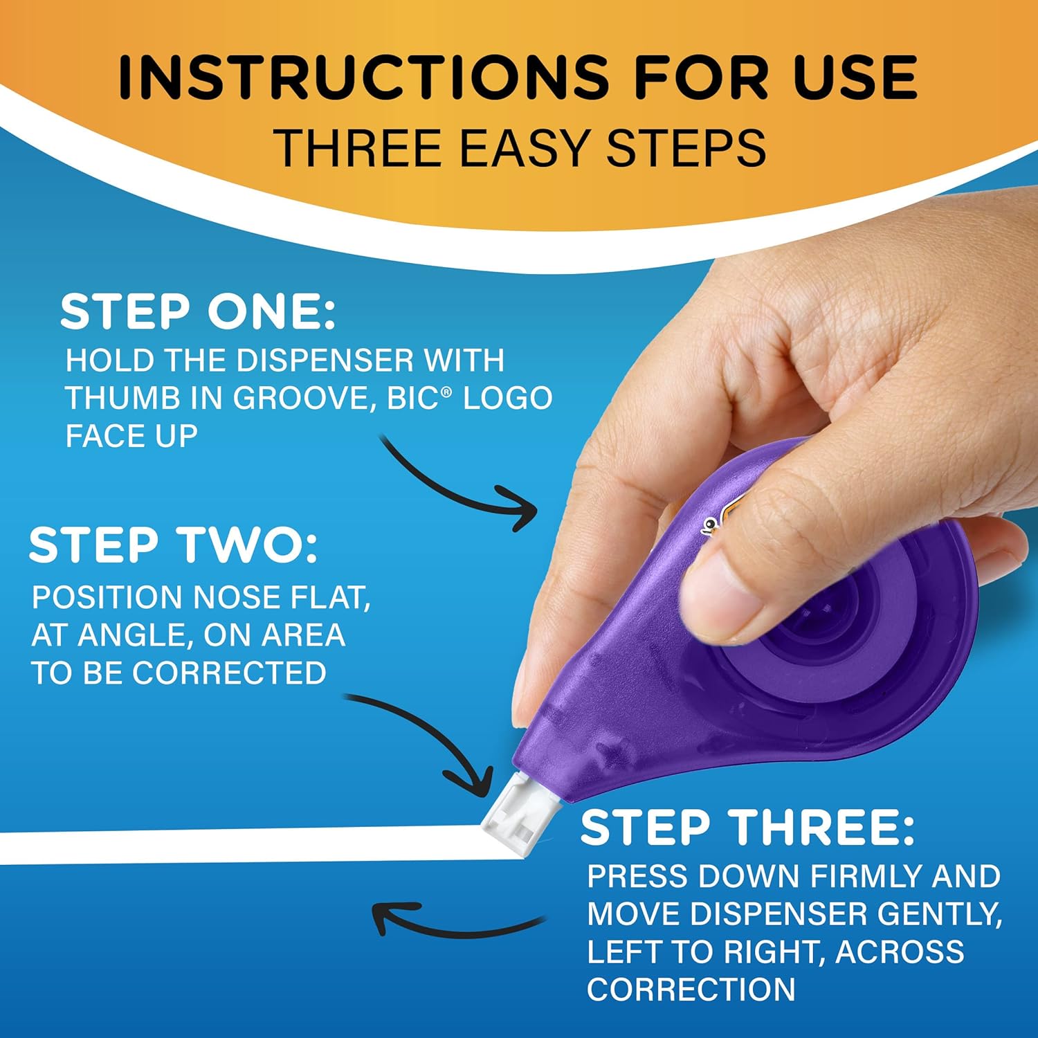 BIC White-Out Brand EZ Correct Correction Tape
