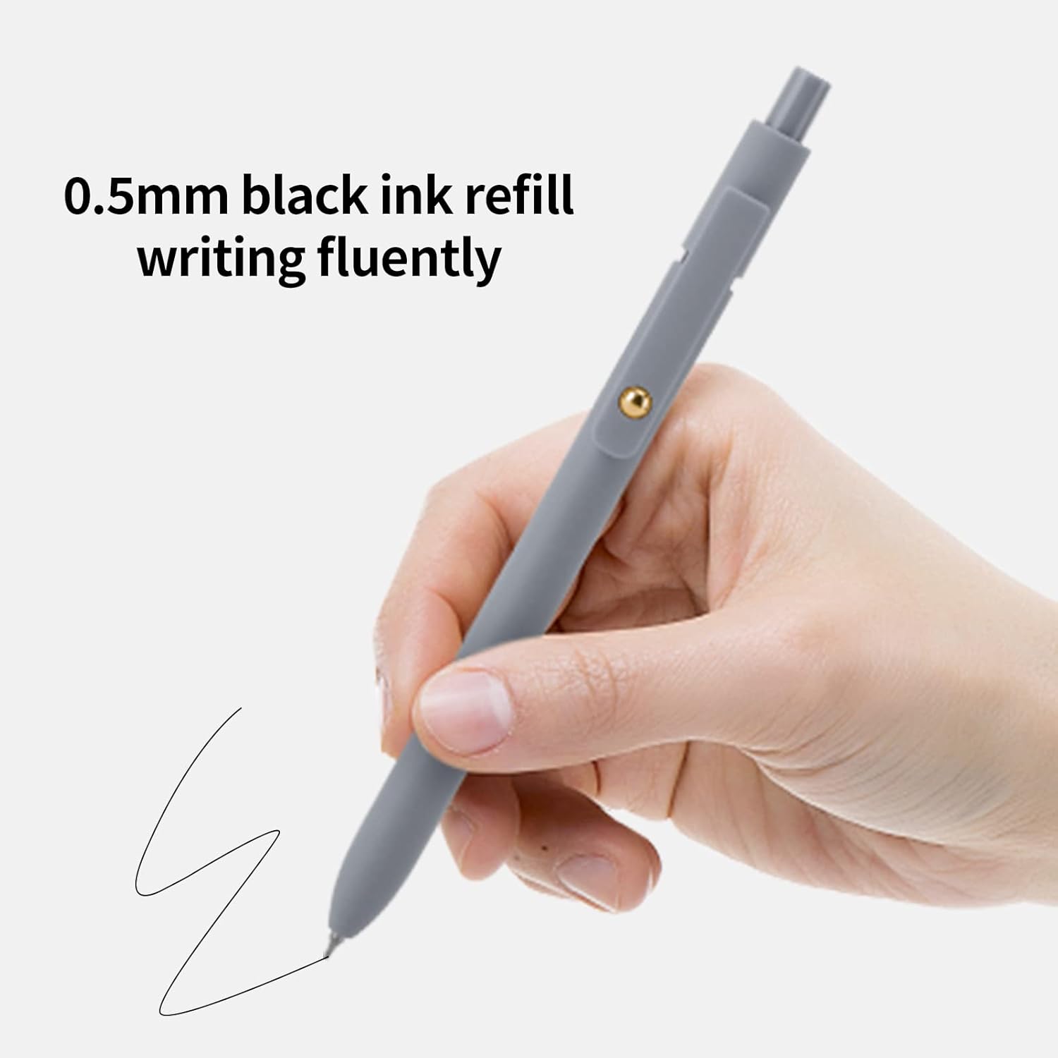 Ddaowanx Gel Pens,0.5mm Quick Dry Black 