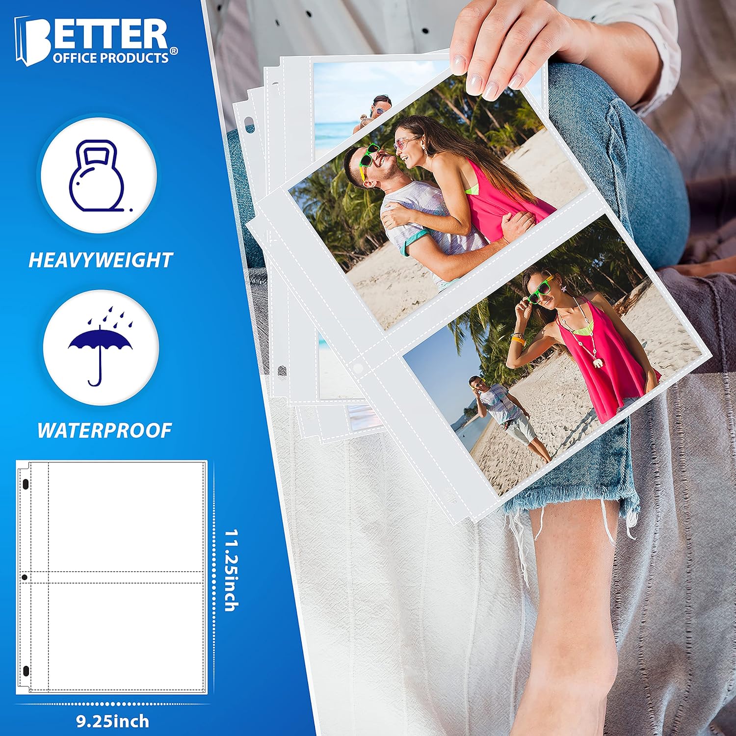 Better Office Products Photo Album Refill Sheets