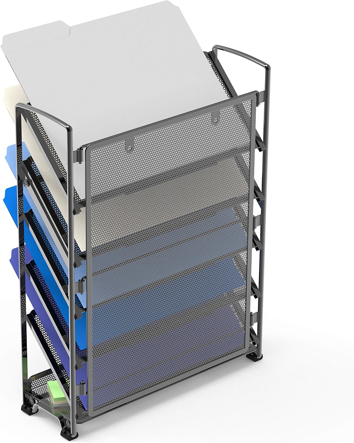 Simple Houseware 6 Tier Wall Mount Document Letter Tray Organizer