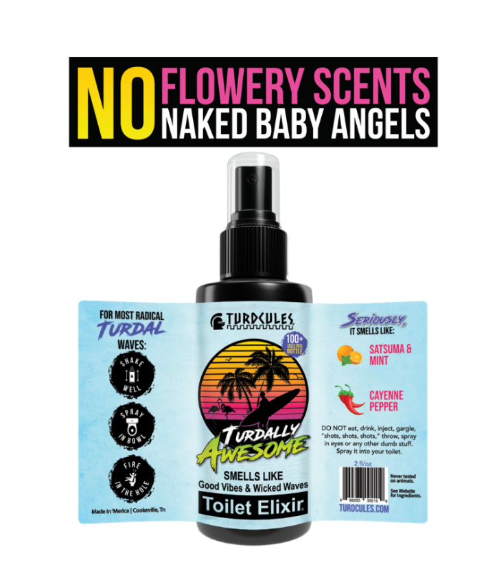 Turdally Awesome Toilet Elixir (Toilet Spray)