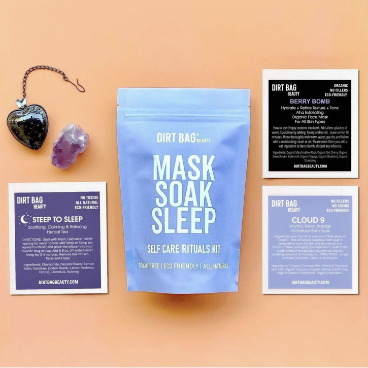 Dirt Bag Beauty- Mask Soak Sleep