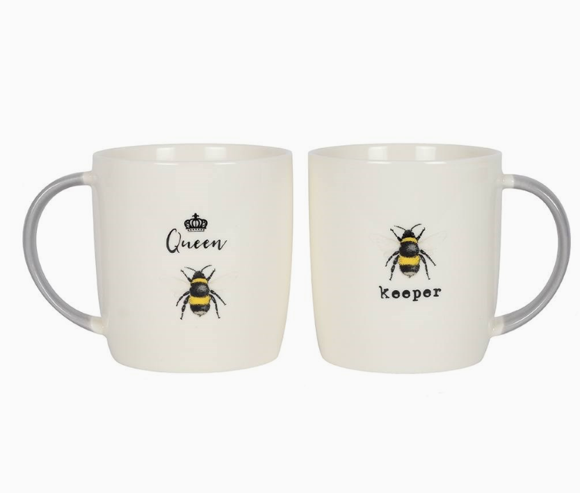 Queen and Keeper Bee Couples Mugs