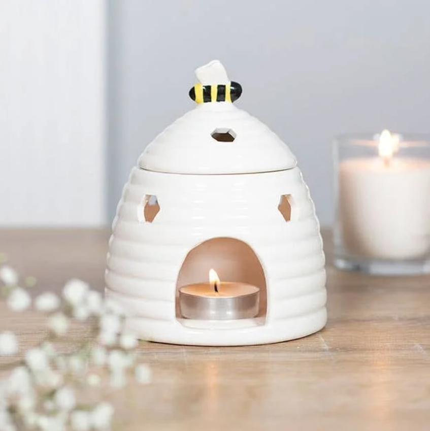 White Beehive Oil/Wax Melt Burner