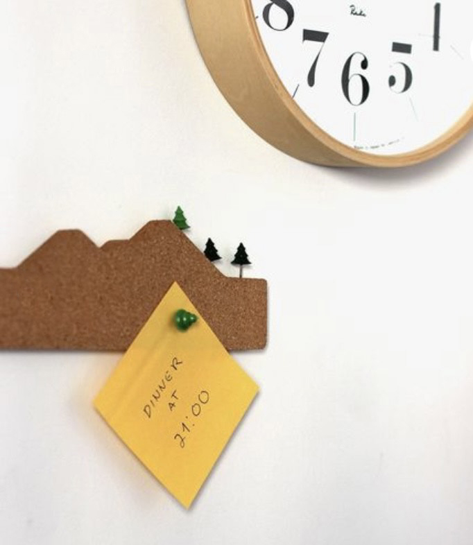 MEMO MOUNTAIN | Cork note holder
