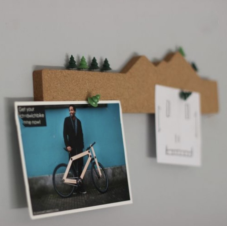 MEMO MOUNTAIN | Cork note holder