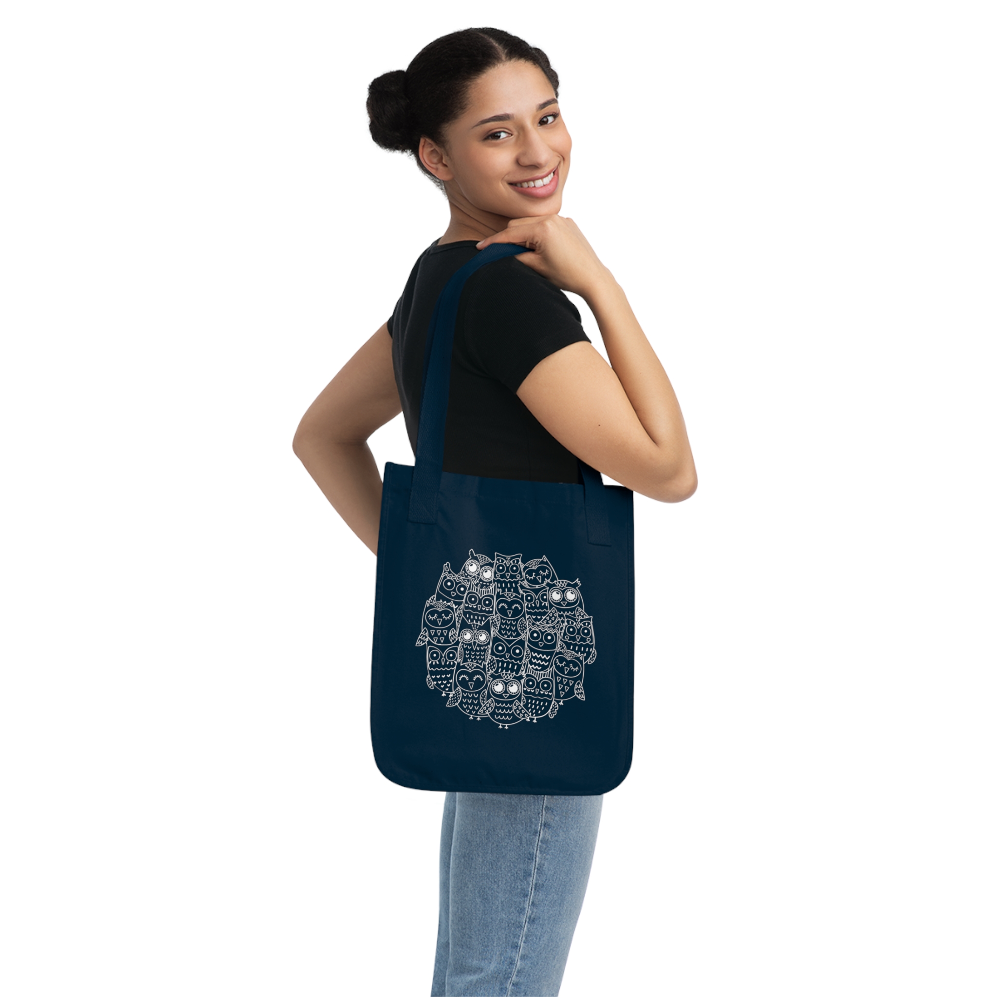 Owl Canvas Tote Bag (Organic)