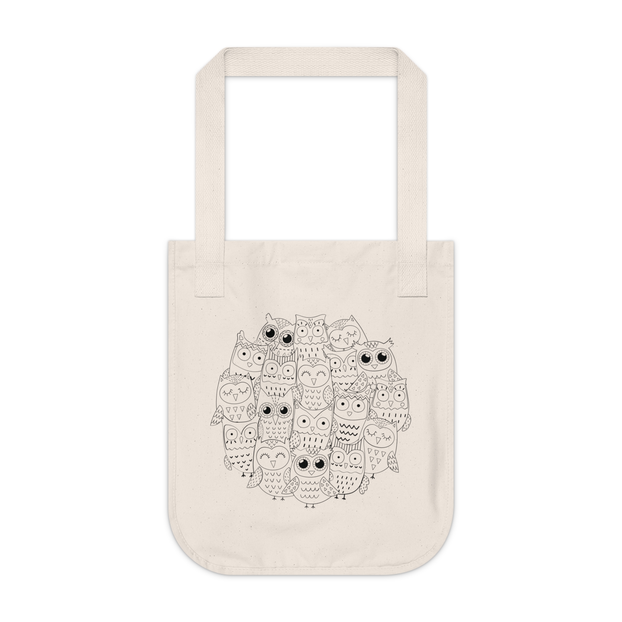 Owl Canvas Tote Bag (Organic)