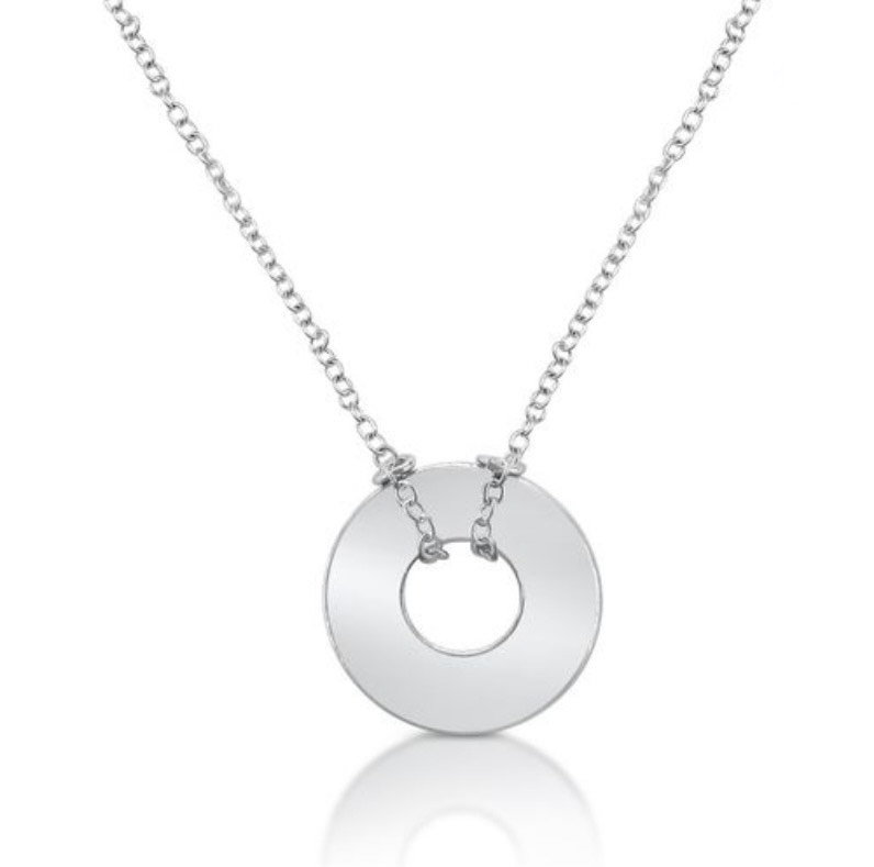 Zero Waste Necklace with Upcycled Scuba Gear Washer