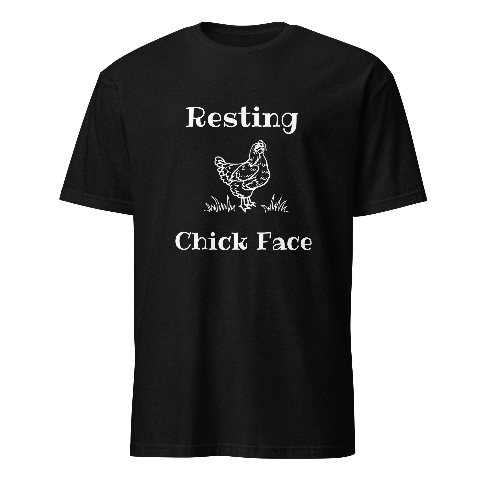 Resting Chick Face Soft Style Unisex T-Shirt