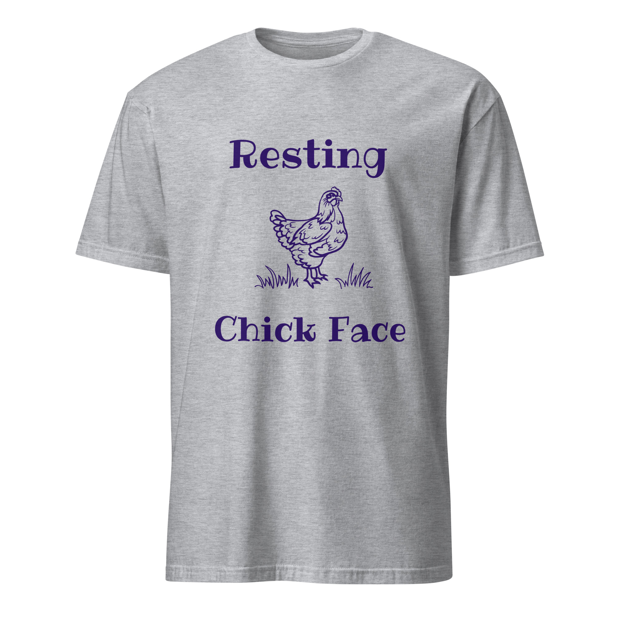 Resting Chick Face Soft Style Unisex T-Shirt