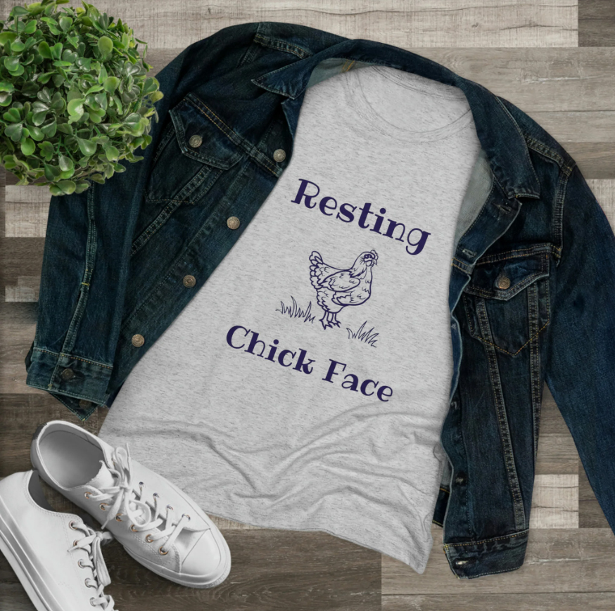 Resting Chick Face Soft Style Unisex T-Shirt