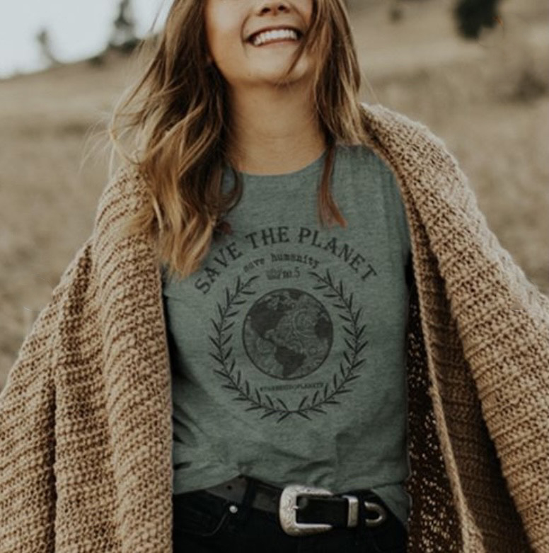 Super Soft Save The Planet T-Shirt