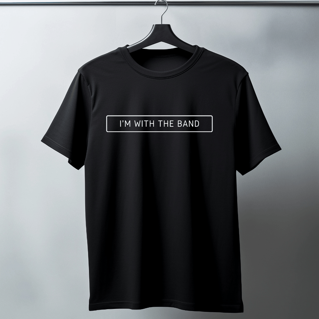  I'm With The Band Black Soft-Style Graphic T-Shirt