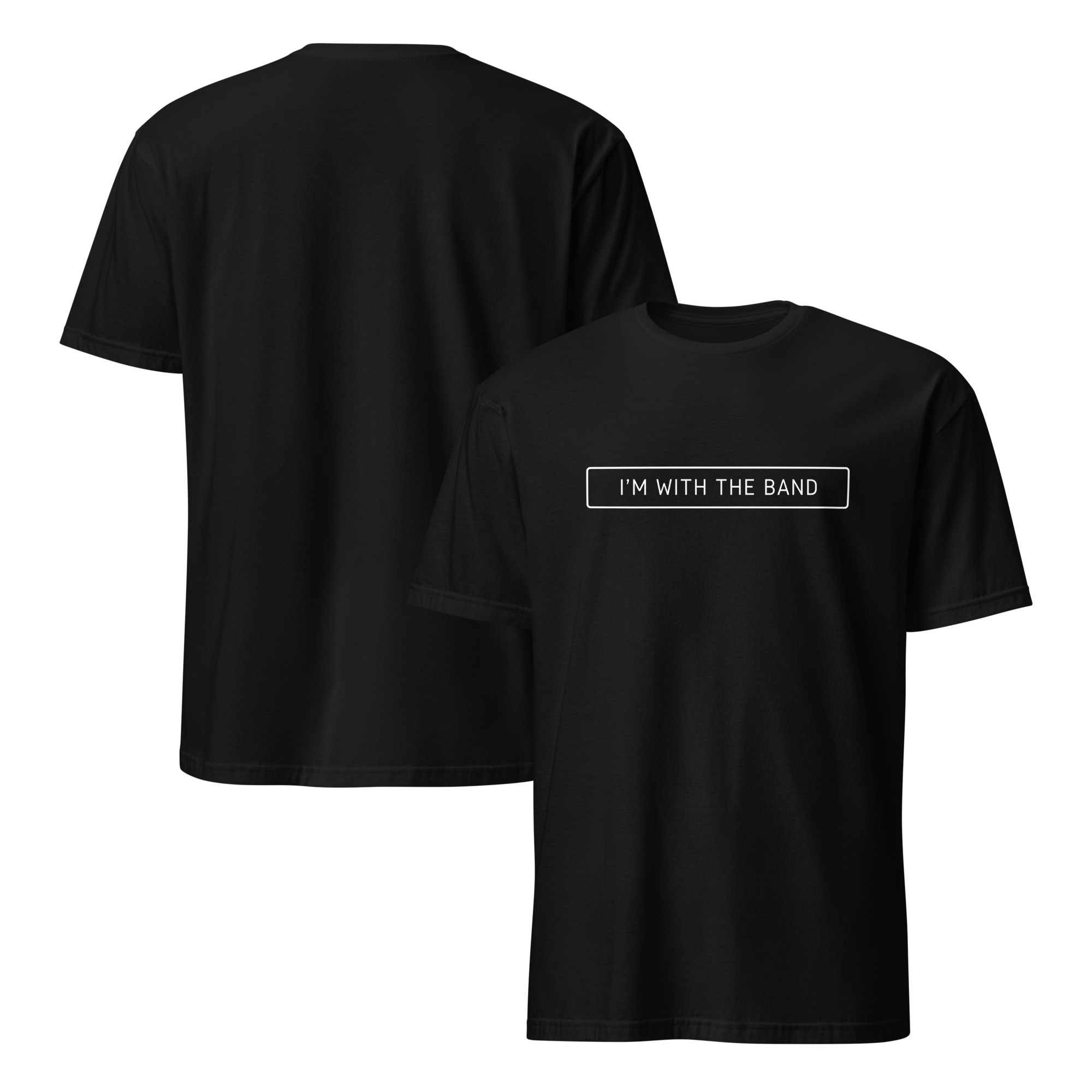  I'm With The Band Black Soft-Style Graphic T-Shirt