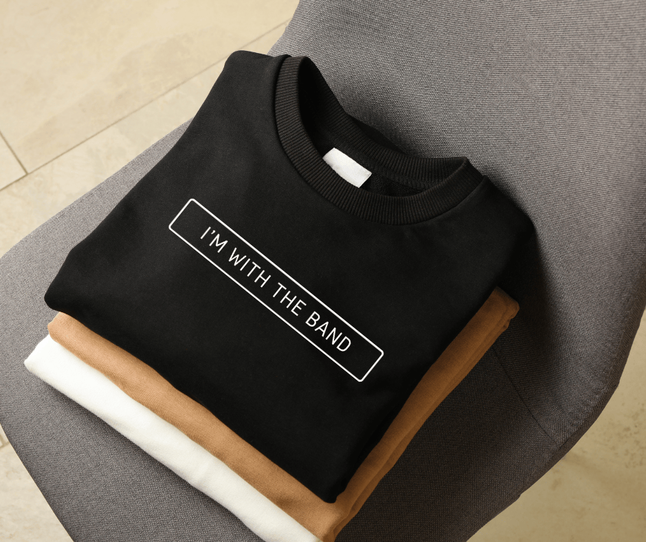  I'm With The Band Black Soft-Style Graphic T-Shirt