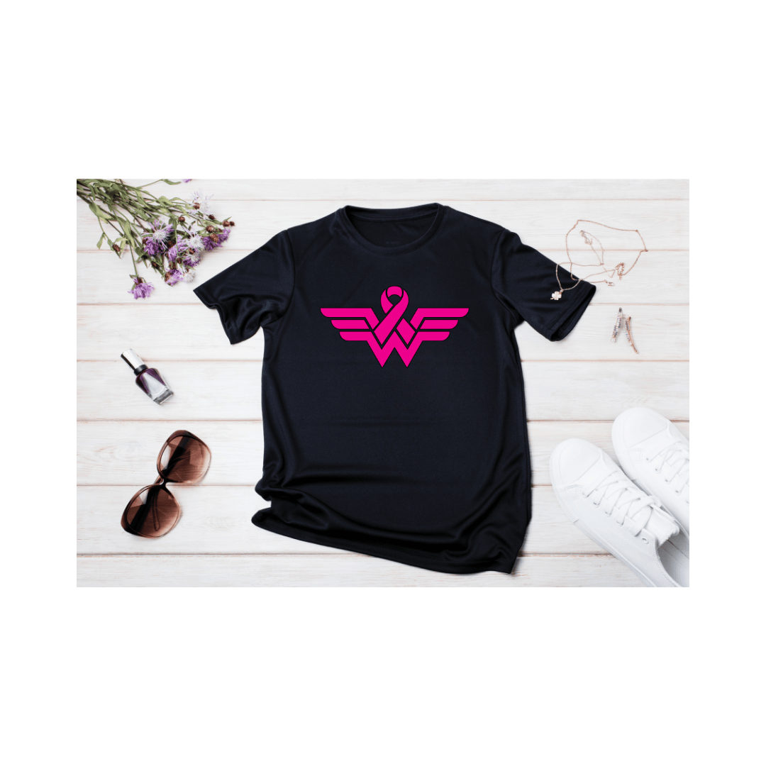 Wonder Woman Breast Cancer Awareness Soft T-Shirt