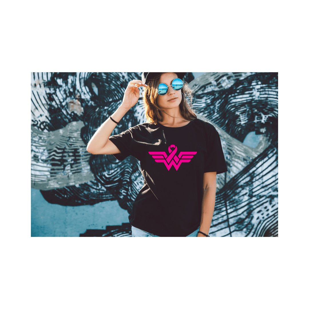 Wonder Woman Breast Cancer Awareness Soft T-Shirt