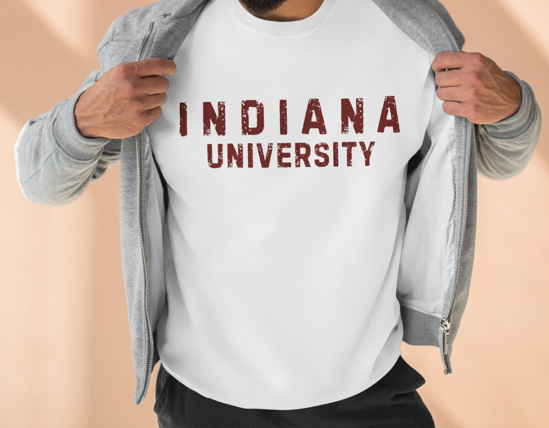 Indiana University Unisex Crewneck Sweatshirt