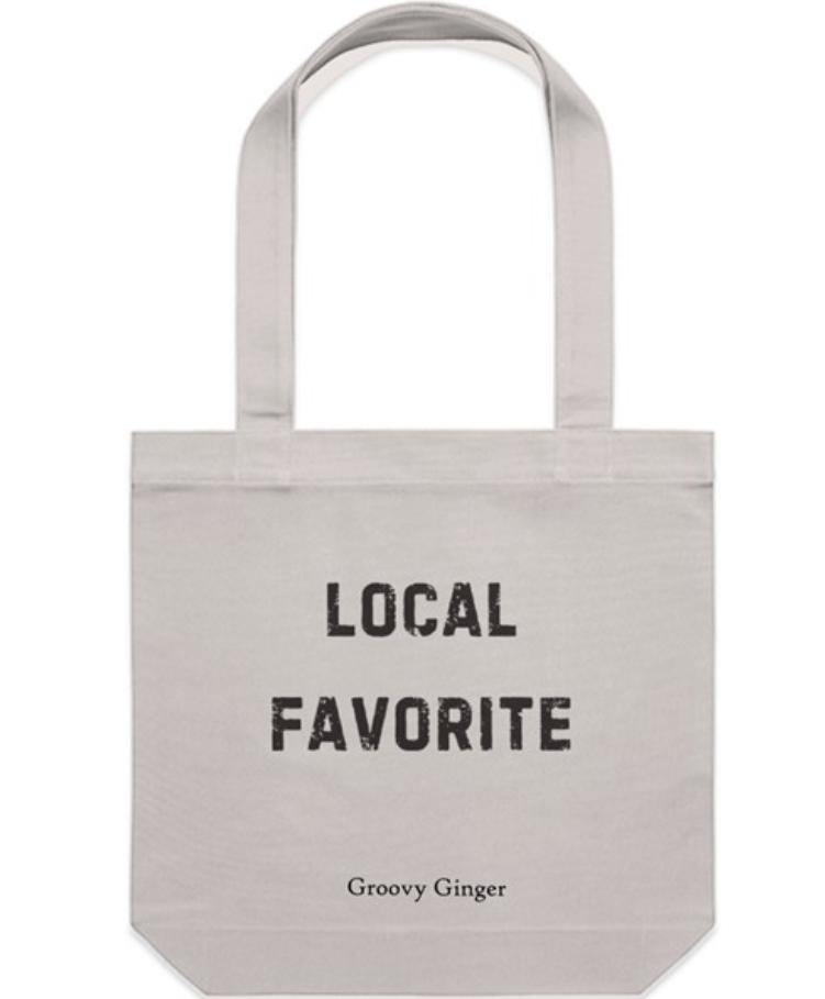 Local Favorite Large Canvas Tote Bag