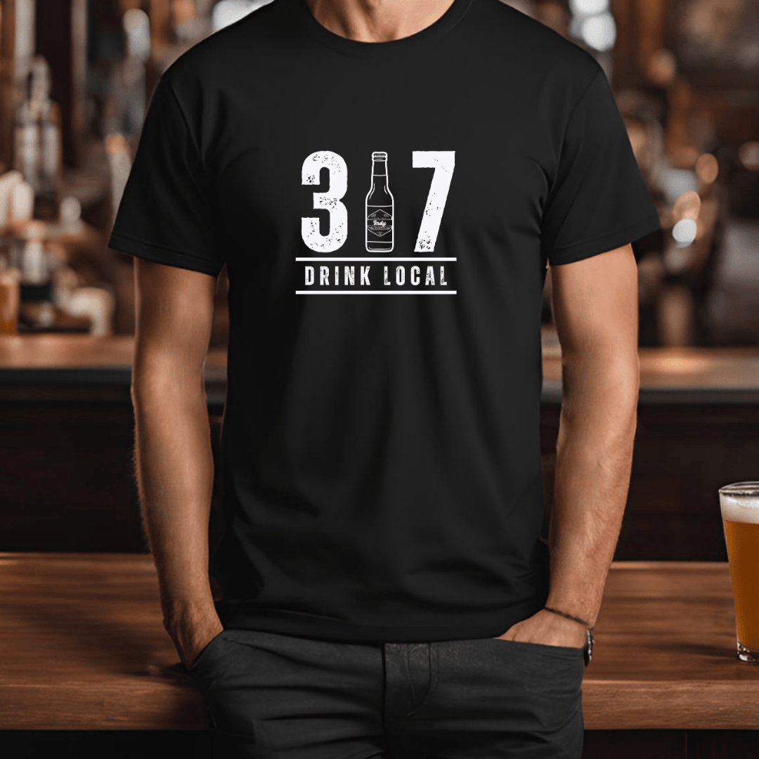 317 Drink Local T-Shirt Tri Blend Tee